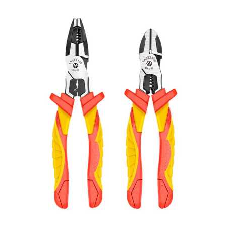 2 Pack LAOA Insulated Pliers Set LA322108 plus LA322308