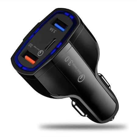 3.0 Amp Dual USB Car Charger for USB Devices