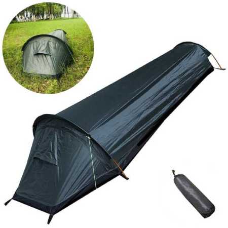 Army Green Bivvy Bag Tent with Hoops Only 800 grams!
