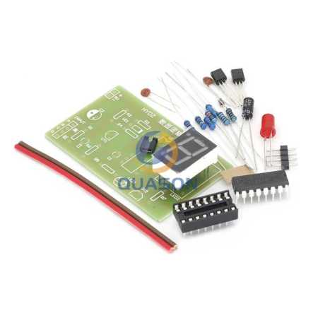 DIY LED PCB Digital Display LED Logic Pen Electronic Kit High and Low Level Test Circuit