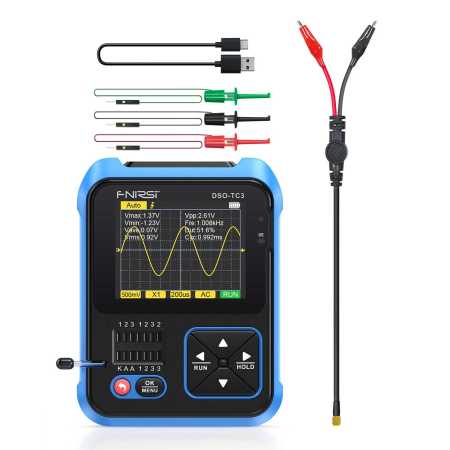 FNIRSI DSO TC3 TC2 Digital Oscilloscope Signal Generator 3 in 1 Multifunction Electronic Component Tester