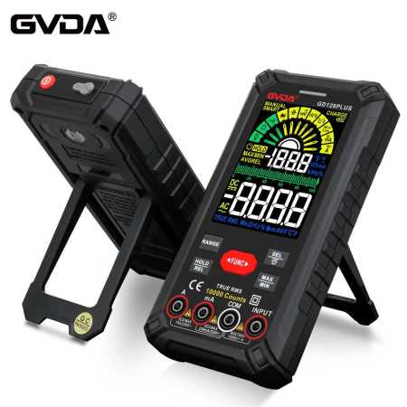 GVDA Multimeter True RMS Capacitance Tester Ohm Hz AC DC