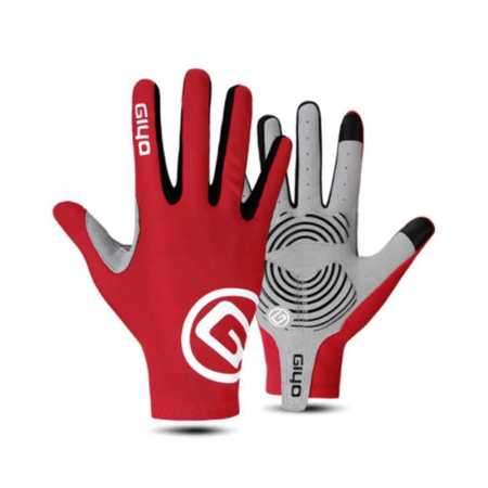 Giyo Full Length Cycling Gloves Red Color