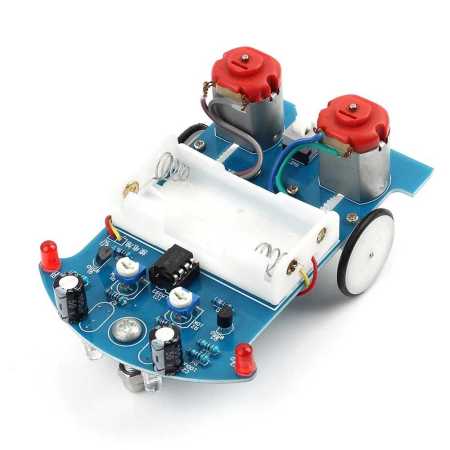 Smart Car Project Kits Line Following Robot Kids DIY Electronics Education Project