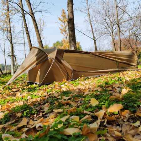 Sylaeto  Bivi Bag Tent with Dual Side Entry Brown Color