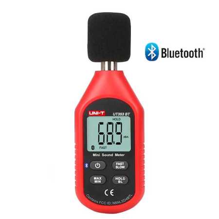 UT353BT Sound Level Bluetooth Meter Digital Noise Measuring Tester 30 130dB Professional Decibel Monitor dB Detector