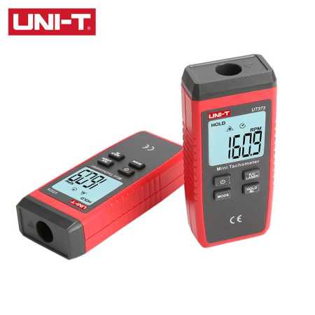 Unit-Trend UT373 Mini Digital Laser Tachometer Non Contact Universal 99999 RPM Meter Rotational Speed Sensor Tachometer LCD Backlight